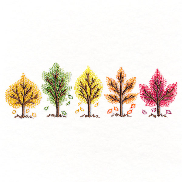 Falling Leaves Border