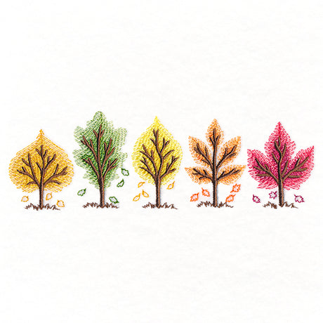 Falling Leaves Border