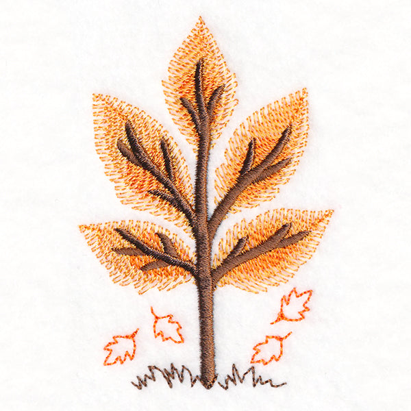 Falling Ash Leaves