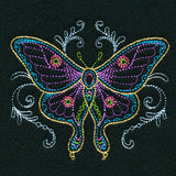 Vibrant Fluttering Moth