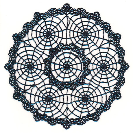 Spooky Spiderweb Doily (Lace)