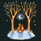 Moonlit Frost Scene
