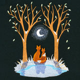 Moonlit Frost Scene