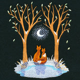Moonlit Frost Scene