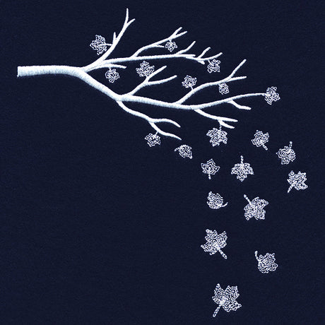Frosty Falling Leaves