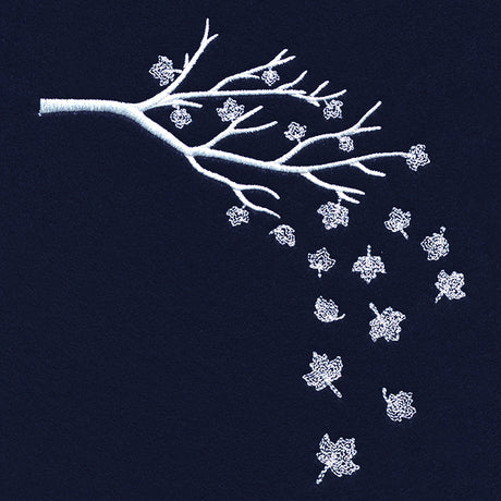 Frosty Falling Leaves