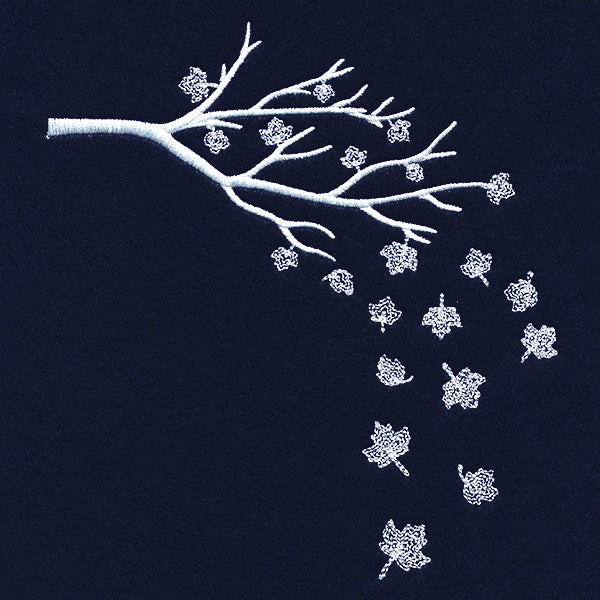 Frosty Falling Leaves