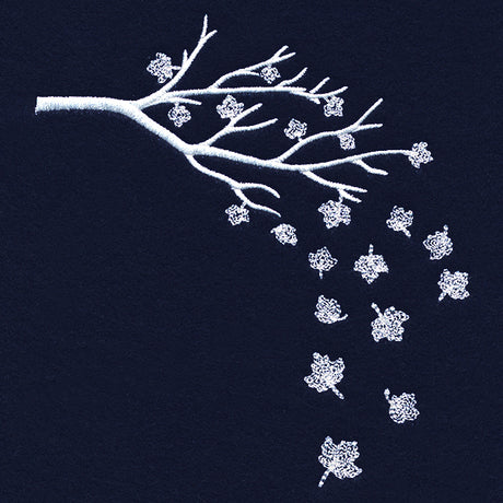 Frosty Falling Leaves