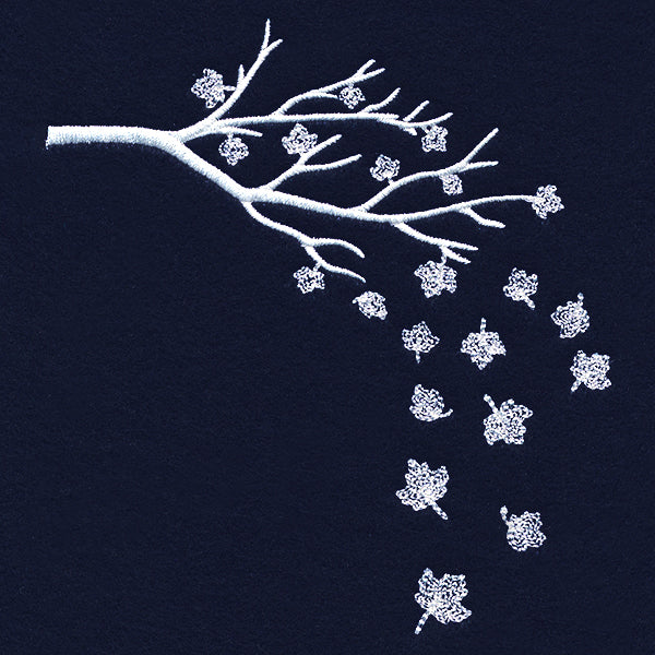 Frosty Falling Leaves