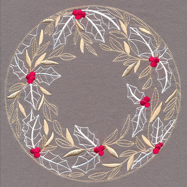 Holly and Berries Wreath