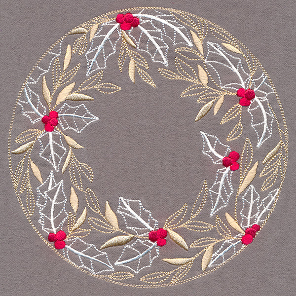 Holly and Berries Wreath