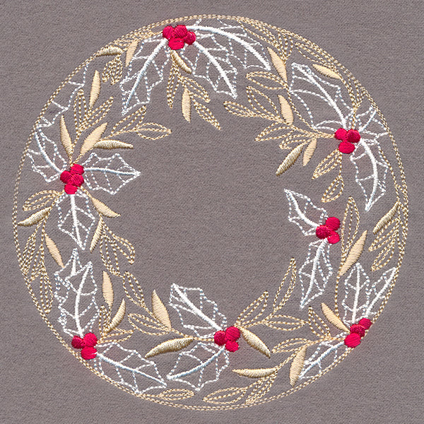 Holly and Berries Wreath