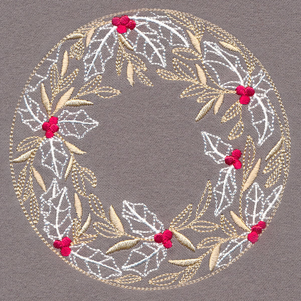 Holly and Berries Wreath