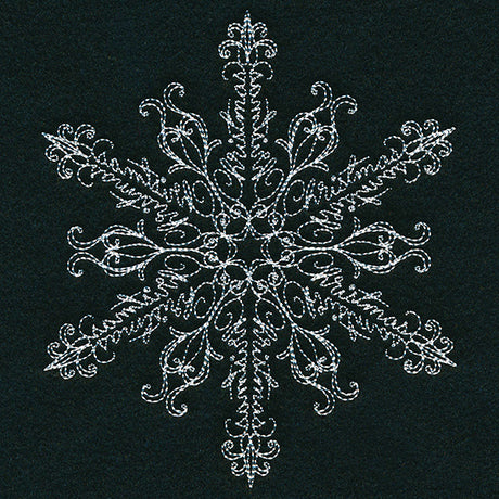 Christmas Script Snowflake