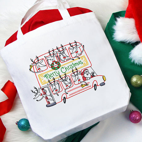 Double-Decker Christmas Bus