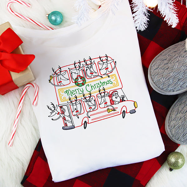 Double-Decker Christmas Bus