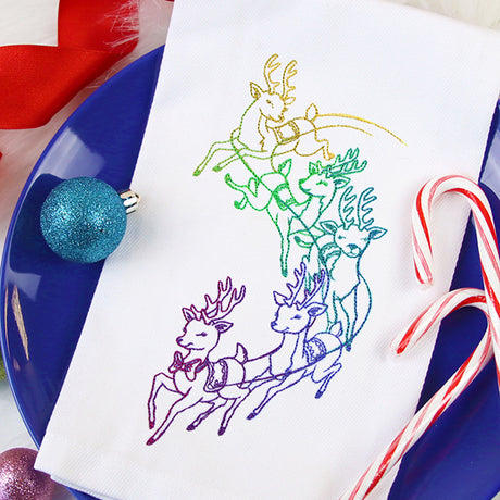 Rainbow Reindeer