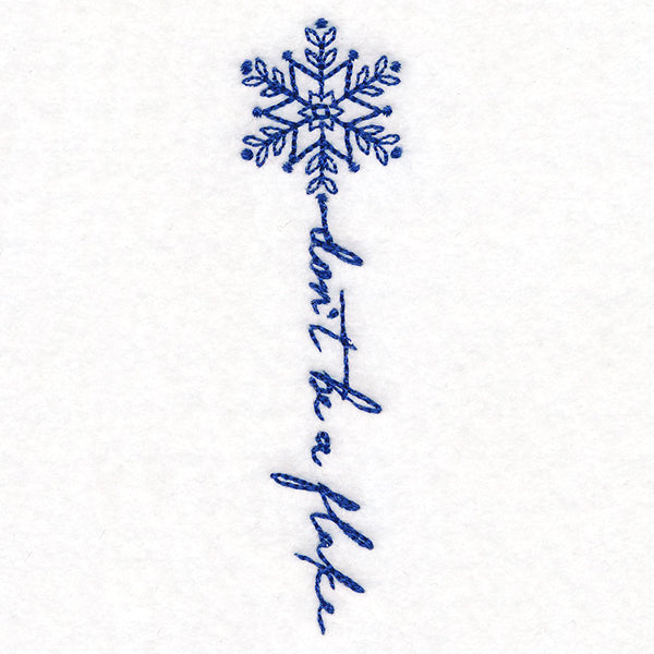 Don't Be a Flake