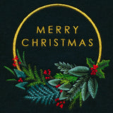 Modern Merry Christmas Wreath