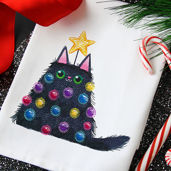 Lit Christmas Kitty