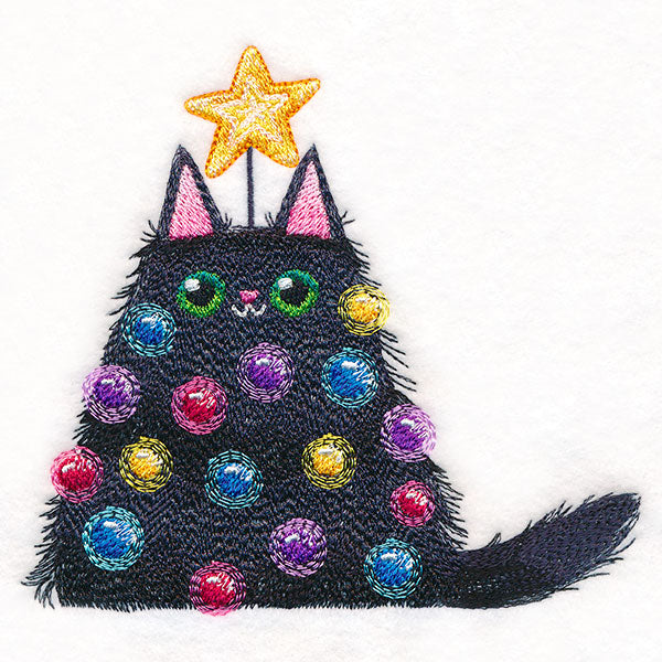 Lit Christmas Kitty