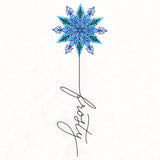 January Frosty Snowflake