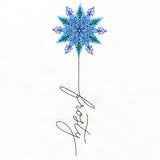 January Frosty Snowflake