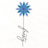 January Frosty Snowflake
