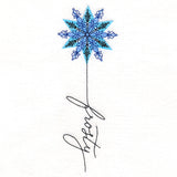 January Frosty Snowflake