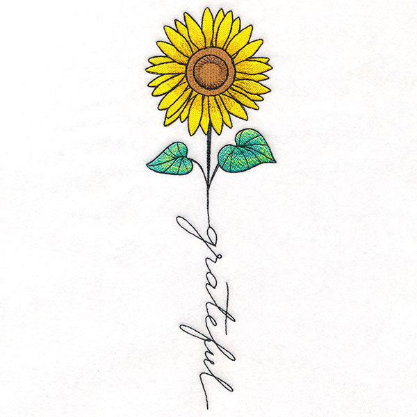 November Grateful Sunflower