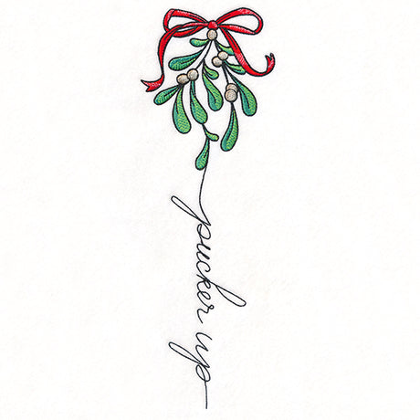 December Pucker Up Mistletoe