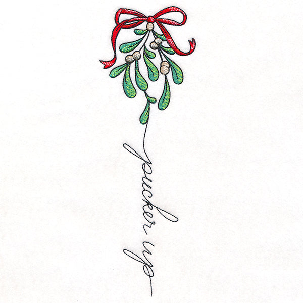 December Pucker Up Mistletoe
