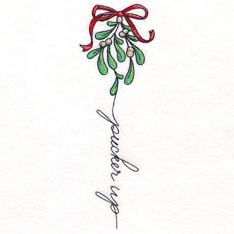 December Pucker Up Mistletoe