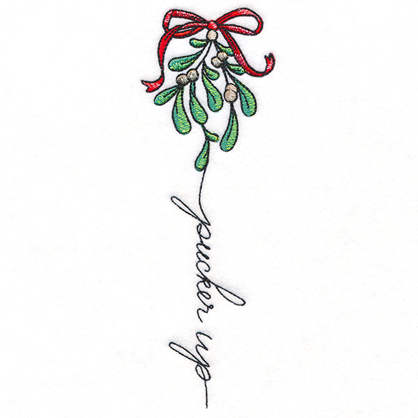 December Pucker Up Mistletoe
