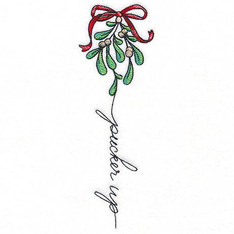 December Pucker Up Mistletoe