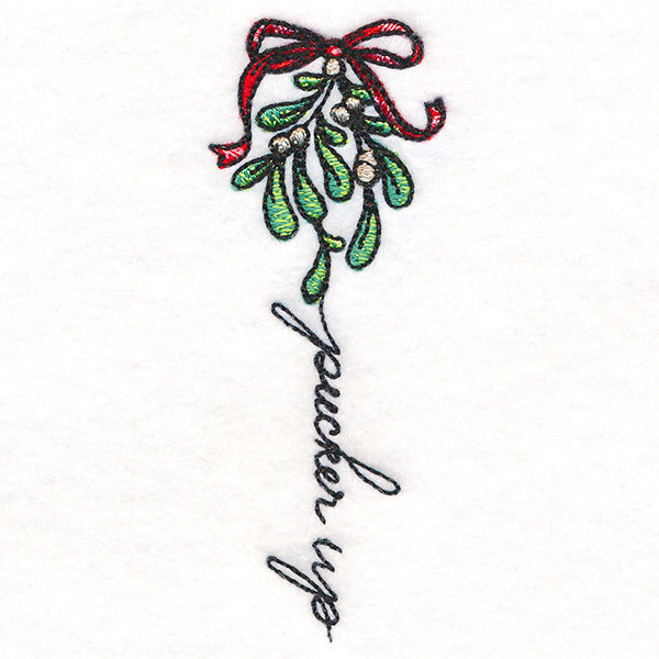 December Pucker Up Mistletoe