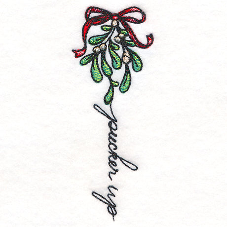 December Pucker Up Mistletoe