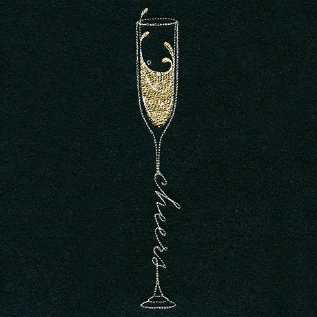 Cheers Champagne Glass