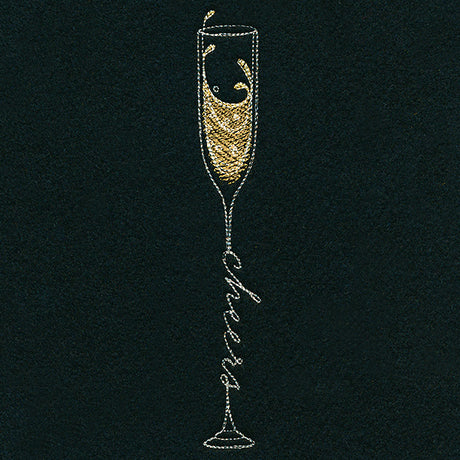 Cheers Champagne Glass