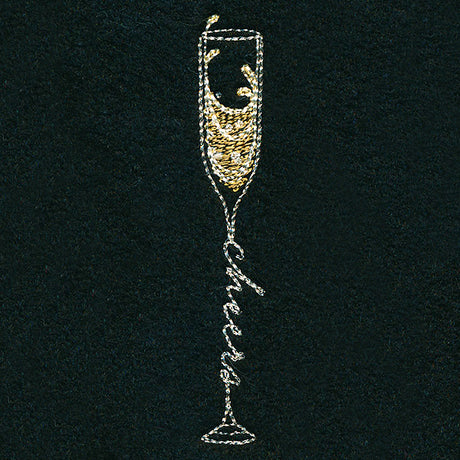 Cheers Champagne Glass
