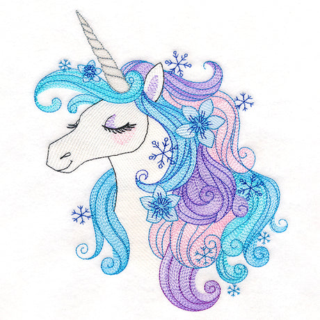 Winter Glam Unicorn