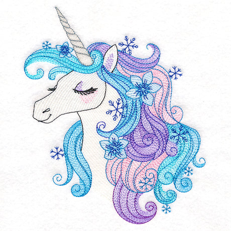 Winter Glam Unicorn