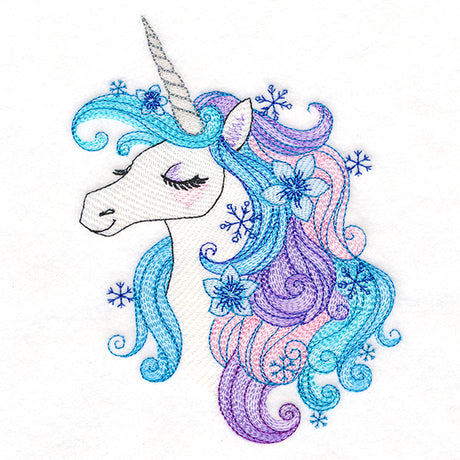 Winter Glam Unicorn