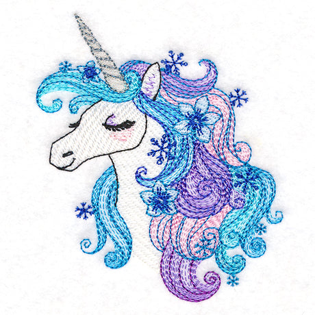 Winter Glam Unicorn