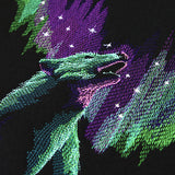 Spectacular Northern Lights Wolf