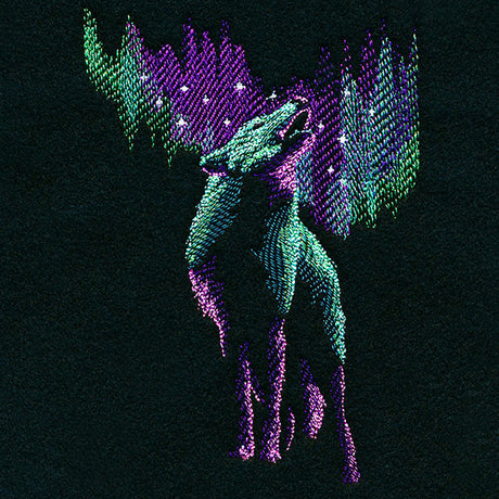 Spectacular Northern Lights Wolf