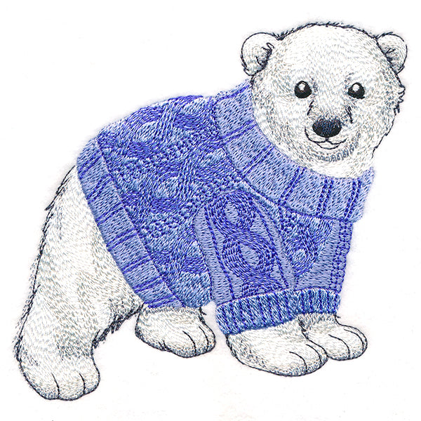Cozy Polar Bear Cub