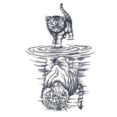 Feline Reflection