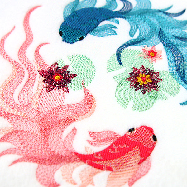 Flowing Koi Pond