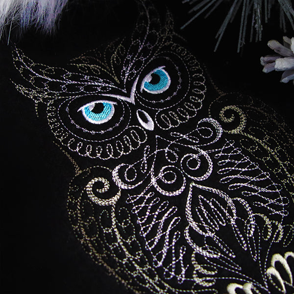 Calligraphic Horned Owl